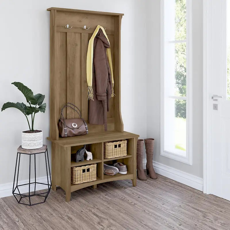Salinas Hall Tree with Shoe Storage Bench by 