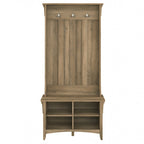 Hall Tree with Shoe Storage Bench and Coat Hooks