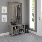 Hall Tree with Shoe Storage Bench and Coat Hooks