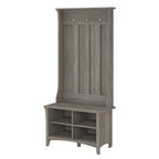 Hall Tree with Shoe Storage Bench and Coat Hooks
