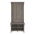 Hall Tree with Shoe Storage Bench and Coat Hooks