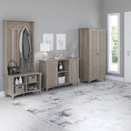 Hall Tree with Shoe Storage Bench and Coat Hooks