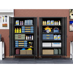 Metal Storage Cabinet with Ventilated Door – 5-Tier Adjustable Shelves