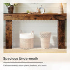 63 Inch Console Table with Storage Shelf