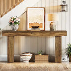63 Inch Console Table with Storage Shelf