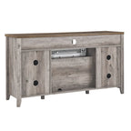 55 in. TV Media Stand with Electric Fireplace Insert and Heater