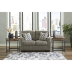 Tufted Loveseat with Polyester Upholstery