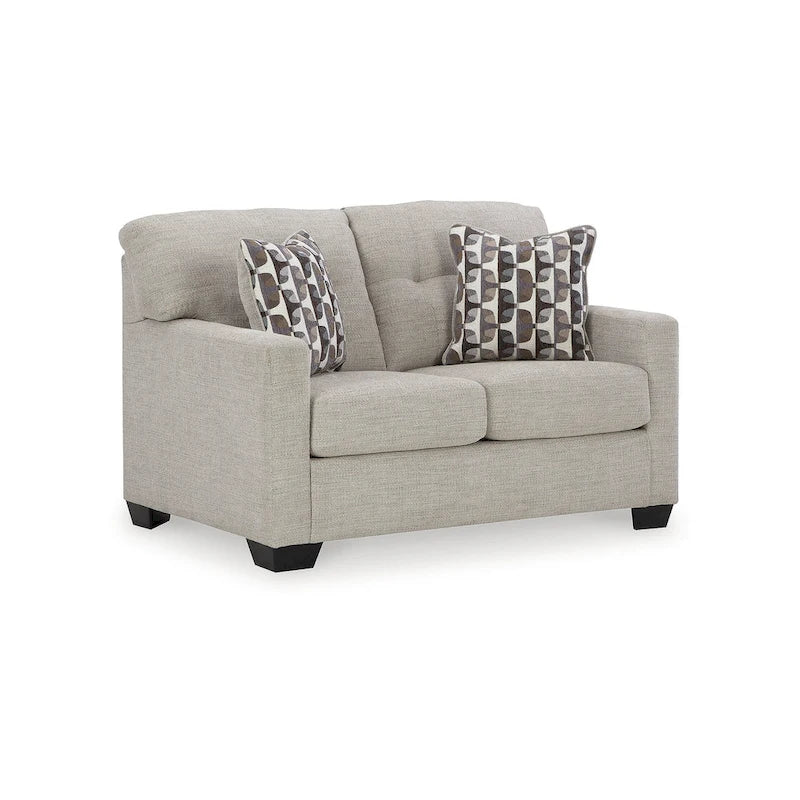 Tufted Loveseat with Polyester Upholstery
