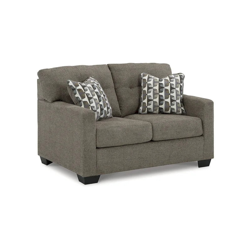 Tufted Loveseat with Polyester Upholstery