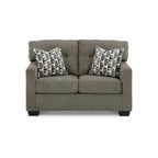 Tufted Loveseat with Polyester Upholstery