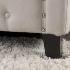 Queen Size Upholstered Tufted Platform Bed
