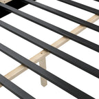Queen Size Upholstered Tufted Platform Bed