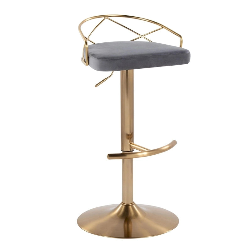 Adjustable Swivel Bar Stool (Set of 2)