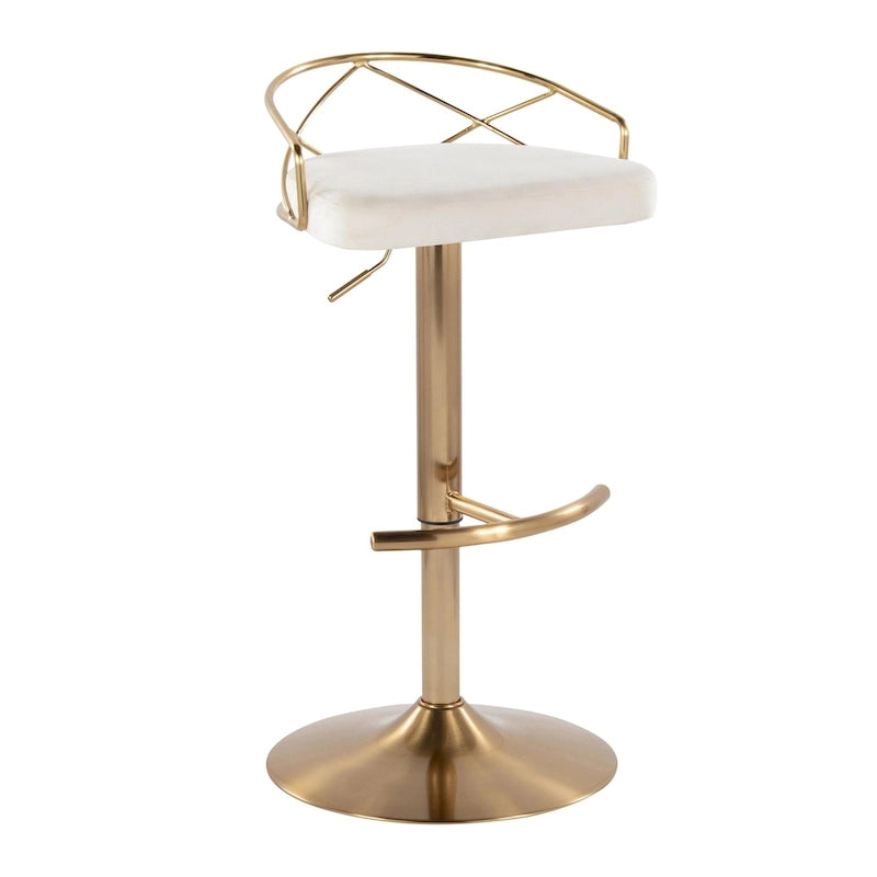 Adjustable Swivel Bar Stool (Set of 2)
