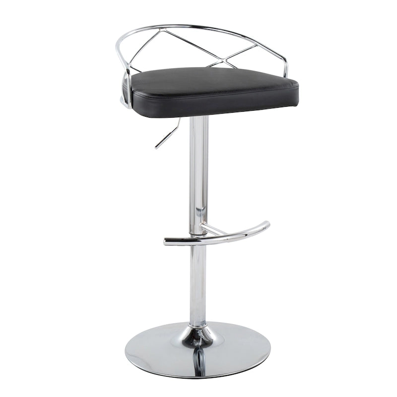 Adjustable Swivel Bar Stool (Set of 2)