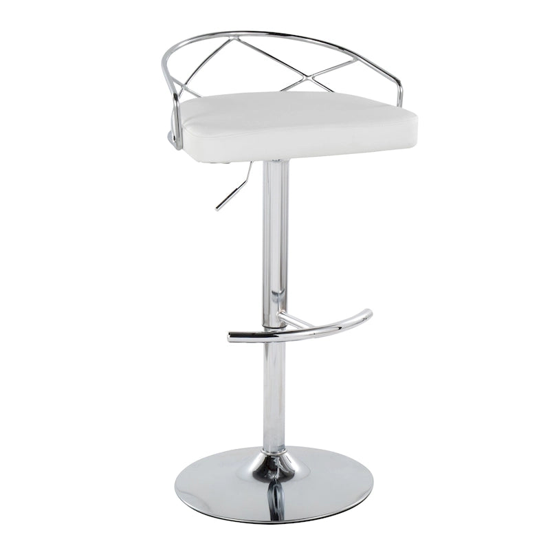 Adjustable Swivel Bar Stool (Set of 2)