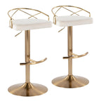 Adjustable Swivel Bar Stool (Set of 2)