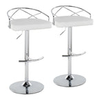 Adjustable Swivel Bar Stool (Set of 2)