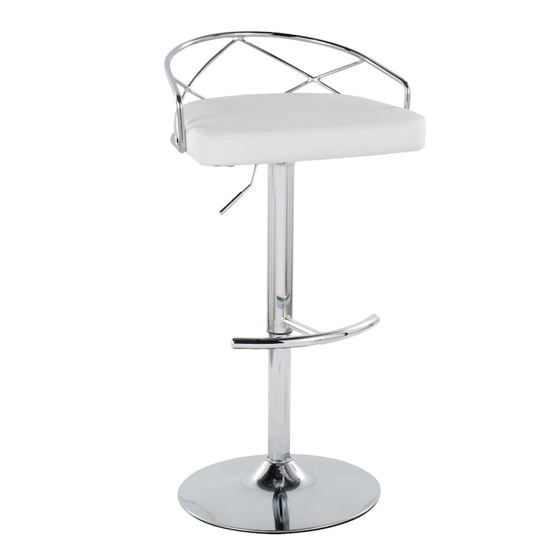 Adjustable Swivel Bar Stool (Set of 2)