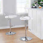 Adjustable Swivel Bar Stool (Set of 2)