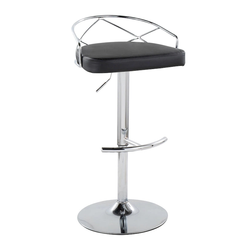Adjustable Swivel Bar Stool (Set of 2)