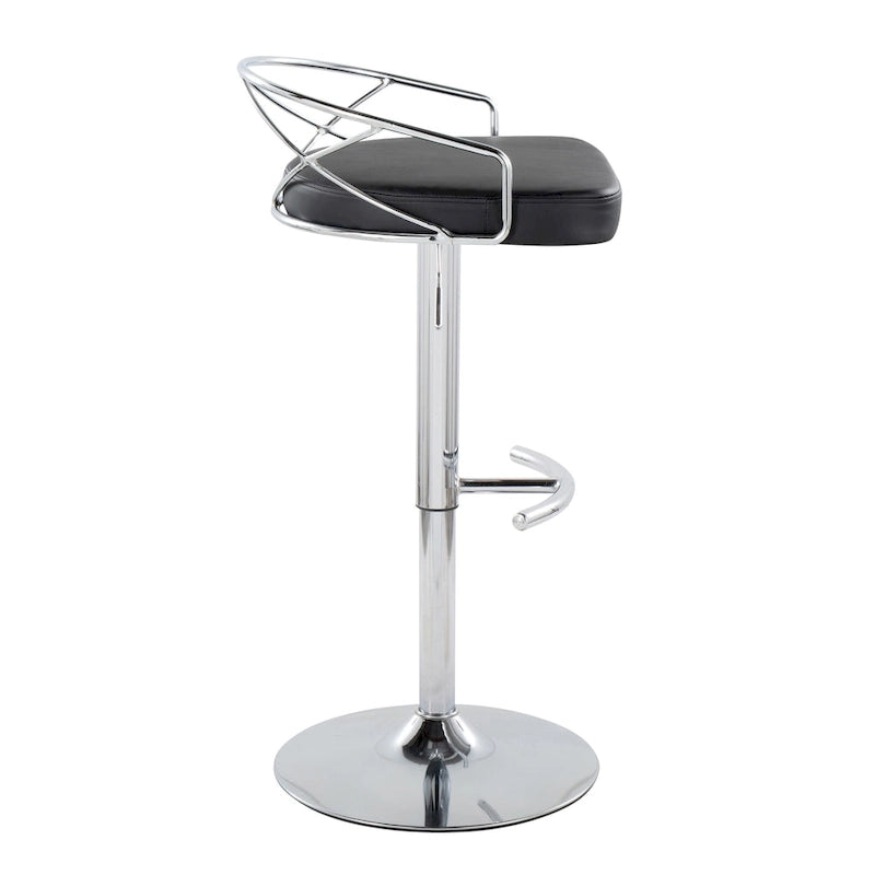 Adjustable Swivel Bar Stool (Set of 2)