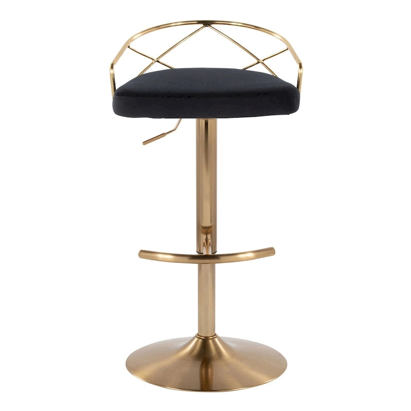 Adjustable Swivel Bar Stool (Set of 2)