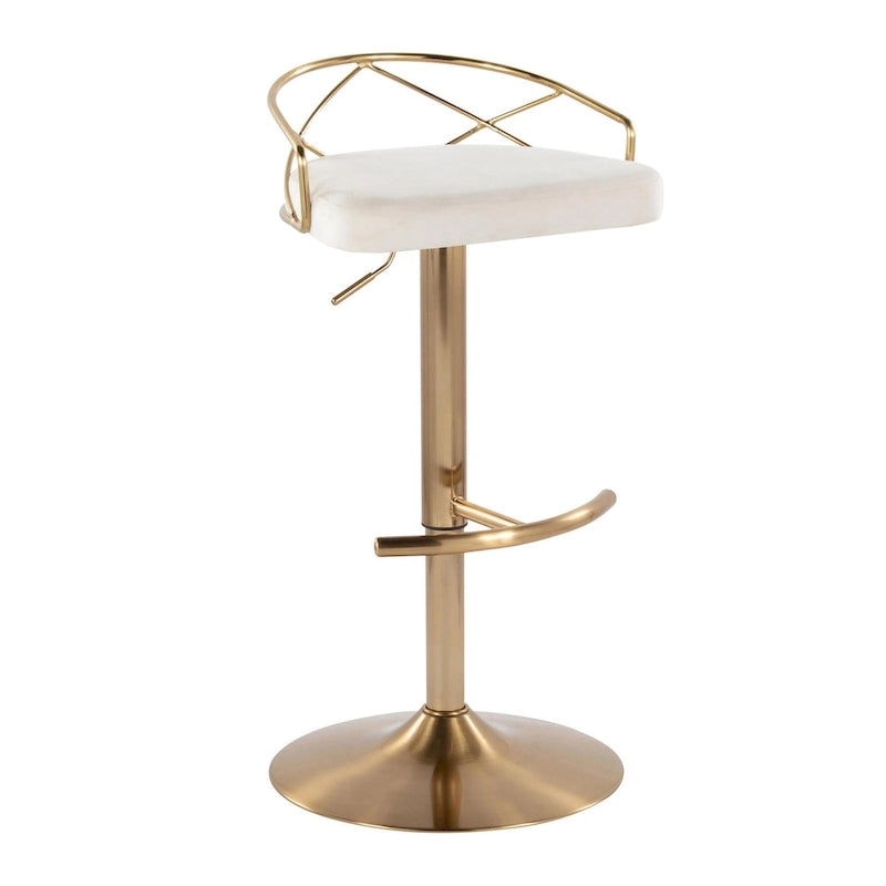 Adjustable Swivel Bar Stool (Set of 2)