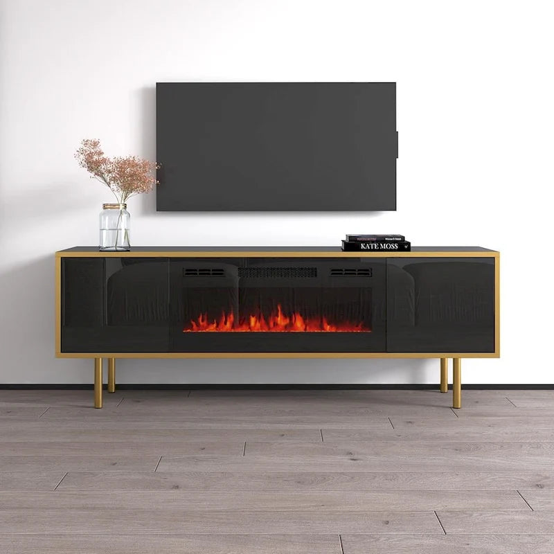 Electric Fireplace TV Stand for TVs up to 75 Inches