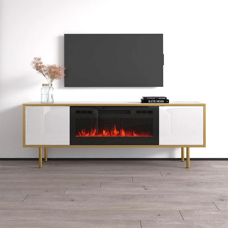 Electric Fireplace TV Stand for TVs up to 75 Inches