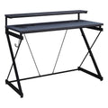 47.8 in. Gaming Desk with RGB LED Lighting and Monitor Shelf