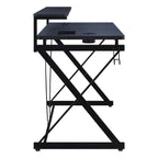 47.8 in. Gaming Desk with RGB LED Lighting and Monitor Shelf