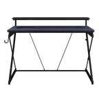 47.8 in. Gaming Desk with RGB LED Lighting and Monitor Shelf