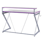 47.8 in. Gaming Desk with RGB LED Lighting and Monitor Shelf