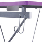 47.8 in. Gaming Desk with RGB LED Lighting and Monitor Shelf