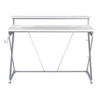 47.8 in. Gaming Desk with RGB LED Lighting and Monitor Shelf