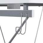 47.8 in. Gaming Desk with RGB LED Lighting and Monitor Shelf