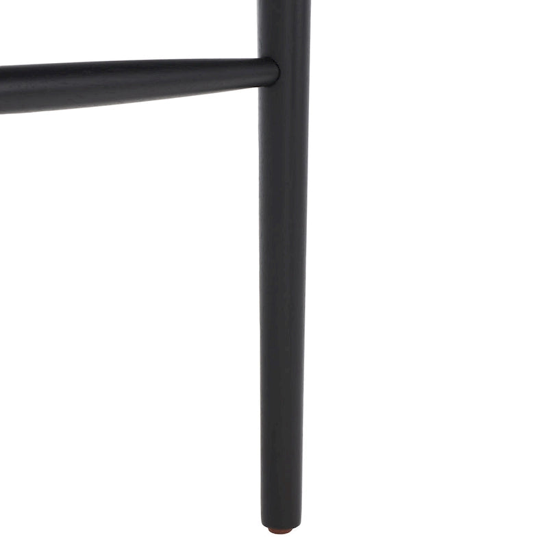 Retro 30-Inch Bar Stool with Curved Bentwood Back – 22"W x 21"D x 42"H