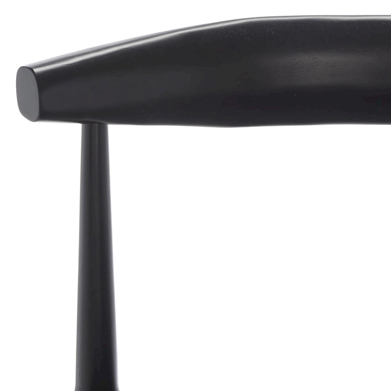 Retro 30-Inch Bar Stool with Curved Bentwood Back – 22"W x 21"D x 42"H