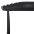 Retro 30-Inch Bar Stool with Curved Bentwood Back – 22"W x 21"D x 42"H