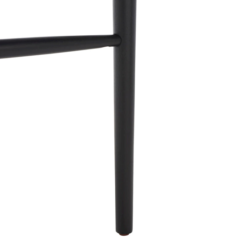 Retro 30-Inch Bar Stool with Curved Bentwood Back – 22"W x 21"D x 42"H