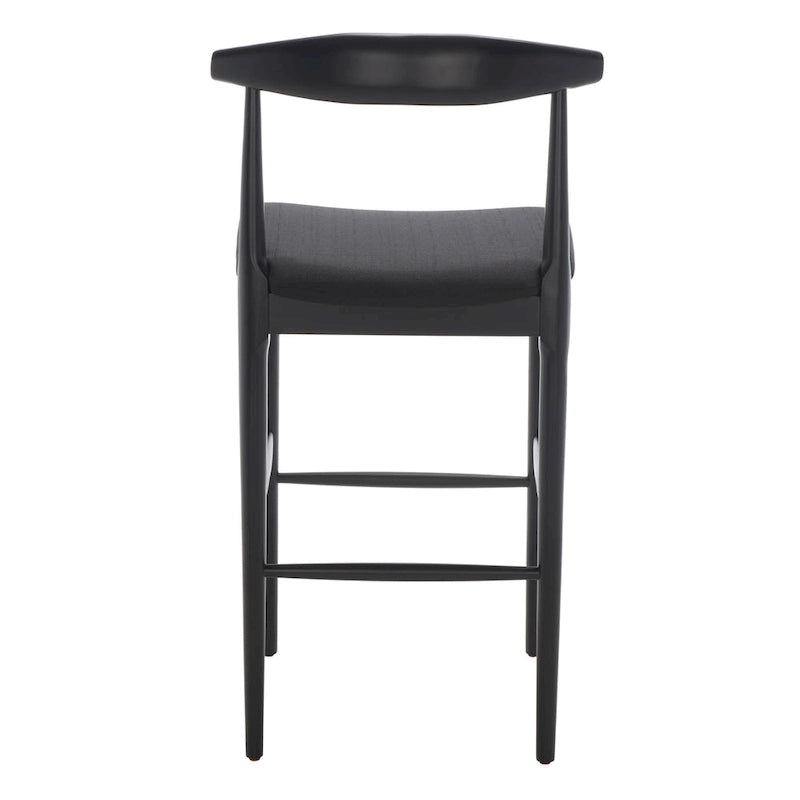 Retro 30-Inch Bar Stool with Curved Bentwood Back – 22"W x 21"D x 42"H