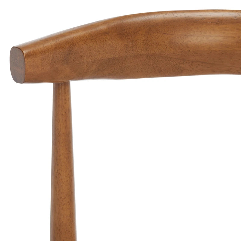Retro 30-Inch Bar Stool with Curved Bentwood Back – 22"W x 21"D x 42"H
