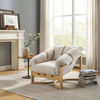 Lounge Chair with Leather or Fabric Upholstery