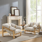 Lounge Chair with Leather or Fabric Upholstery