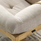 Lounge Chair with Leather or Fabric Upholstery
