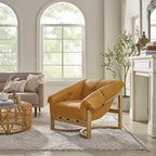 Lounge Chair with Leather or Fabric Upholstery