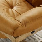 Lounge Chair with Leather or Fabric Upholstery