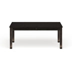 Rectangular Solid Wood Dining Table – Antique Black