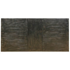 Rectangular Solid Wood Dining Table – Antique Black